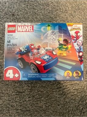 Marvel Spider-Man Red and Blue Car Building Set